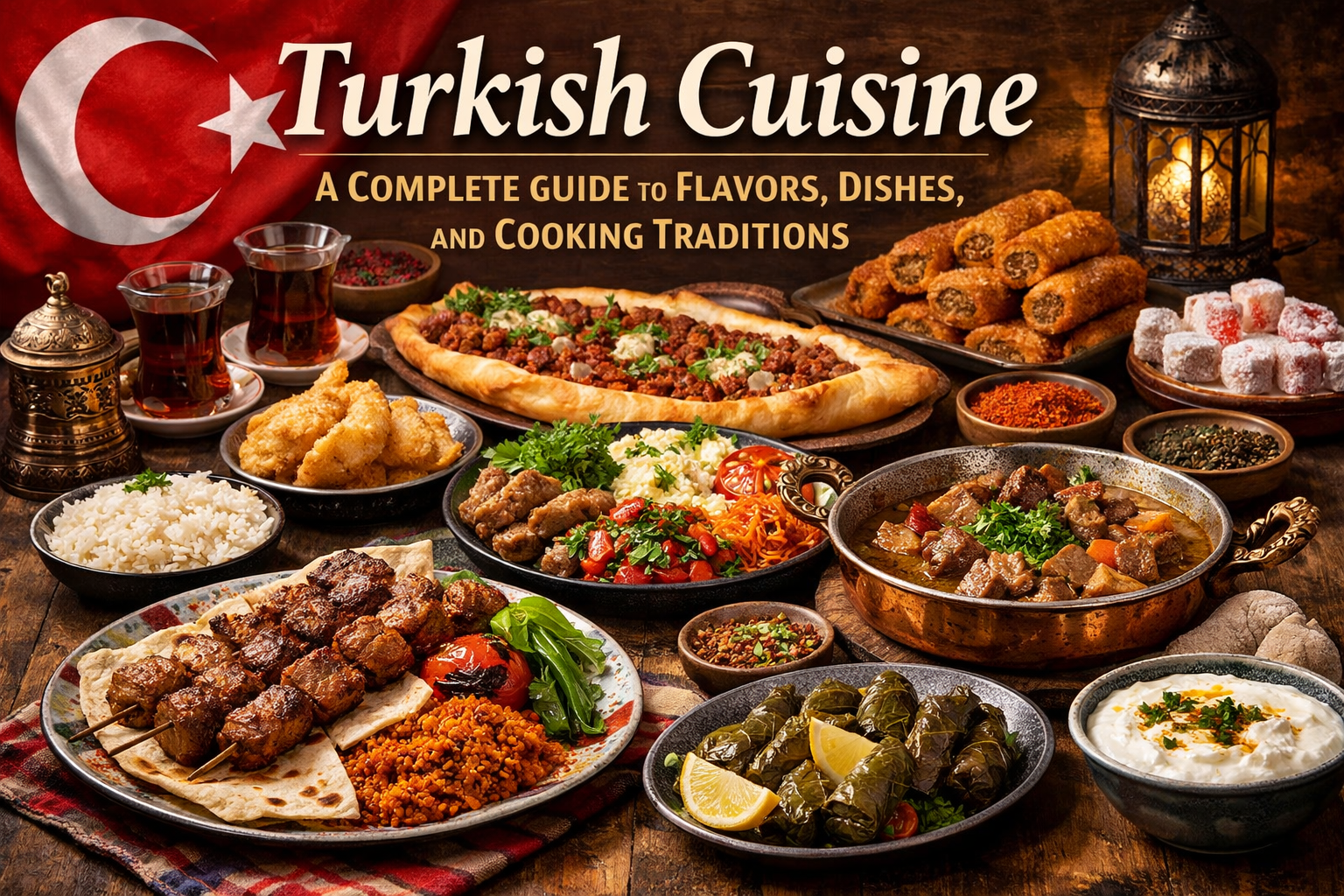 Turkish Cuisine: A Complete Guide to Flavors, Dishes, and Cooking Traditions