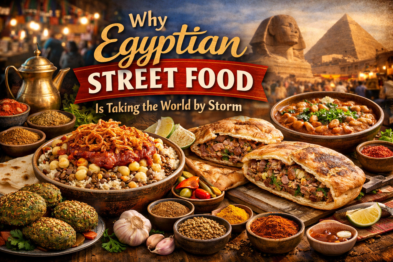 Egyptian Street Food at Home: A Complete Guide to Authentic Flavors, Spices, and Traditional Dishes