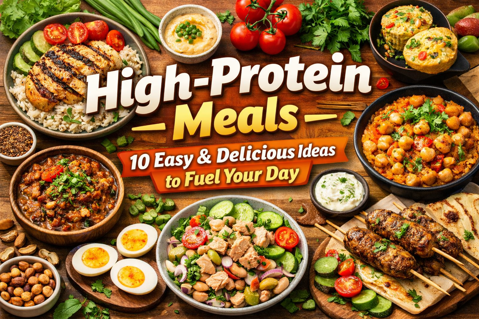 High-Protein Meals: 10 Easy and Delicious Ideas to Fuel Your Day