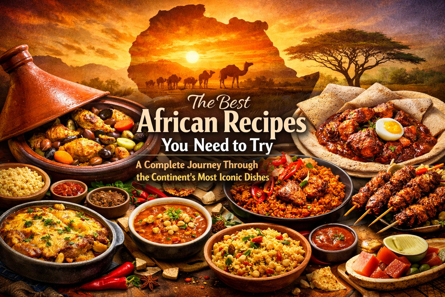 The Best African Recipes You Need to Try: A Complete Journey Through the Continent’s Most Iconic Dishes