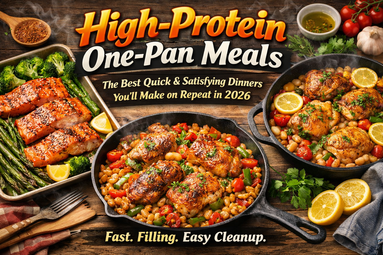 High-Protein One-Pan Meals: The Best Quick & Satisfying Dinners You’ll Make on Repeat in 2026