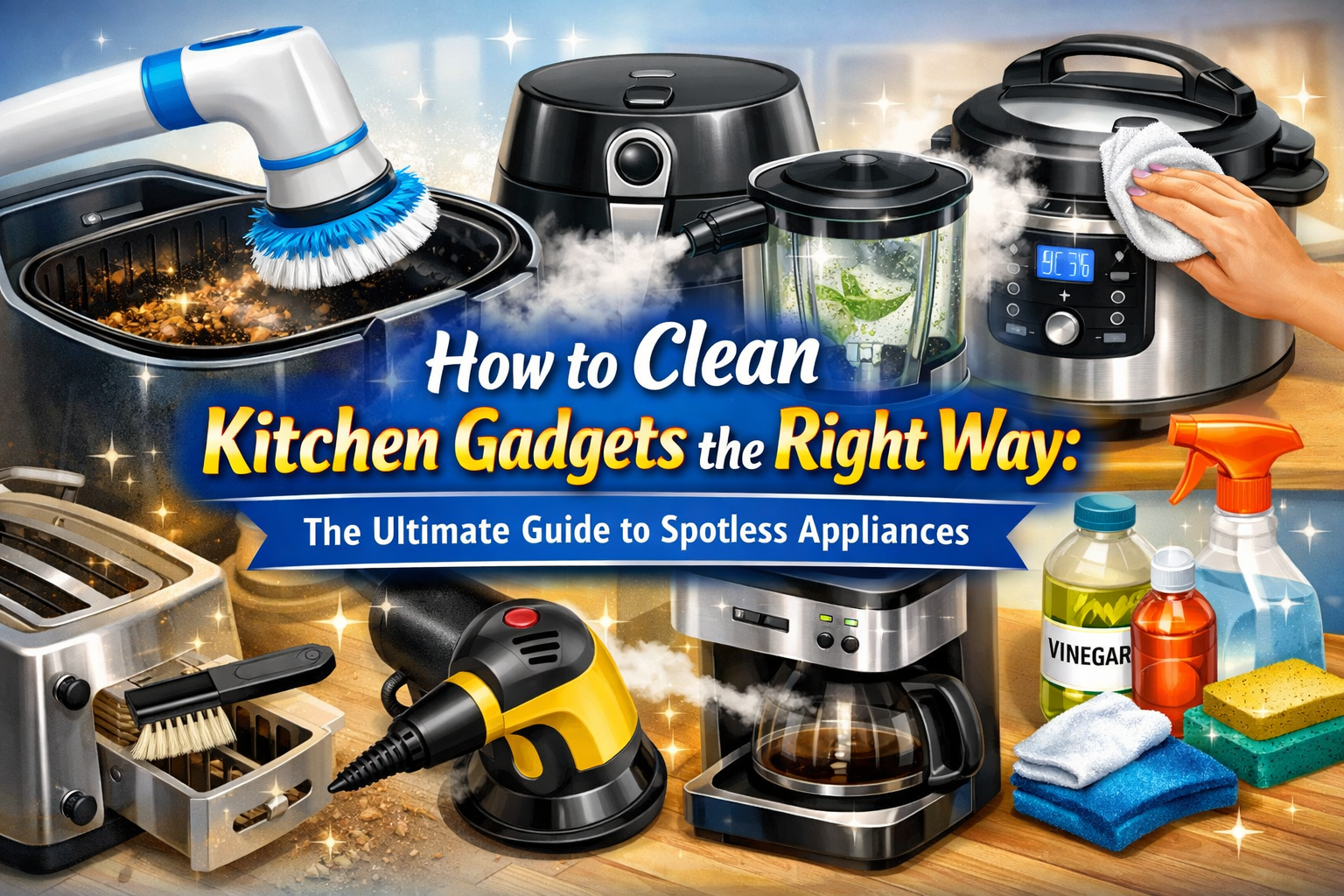 How to Clean Kitchen Gadgets the Right Way: The Ultimate Guide to Spotless Appliances