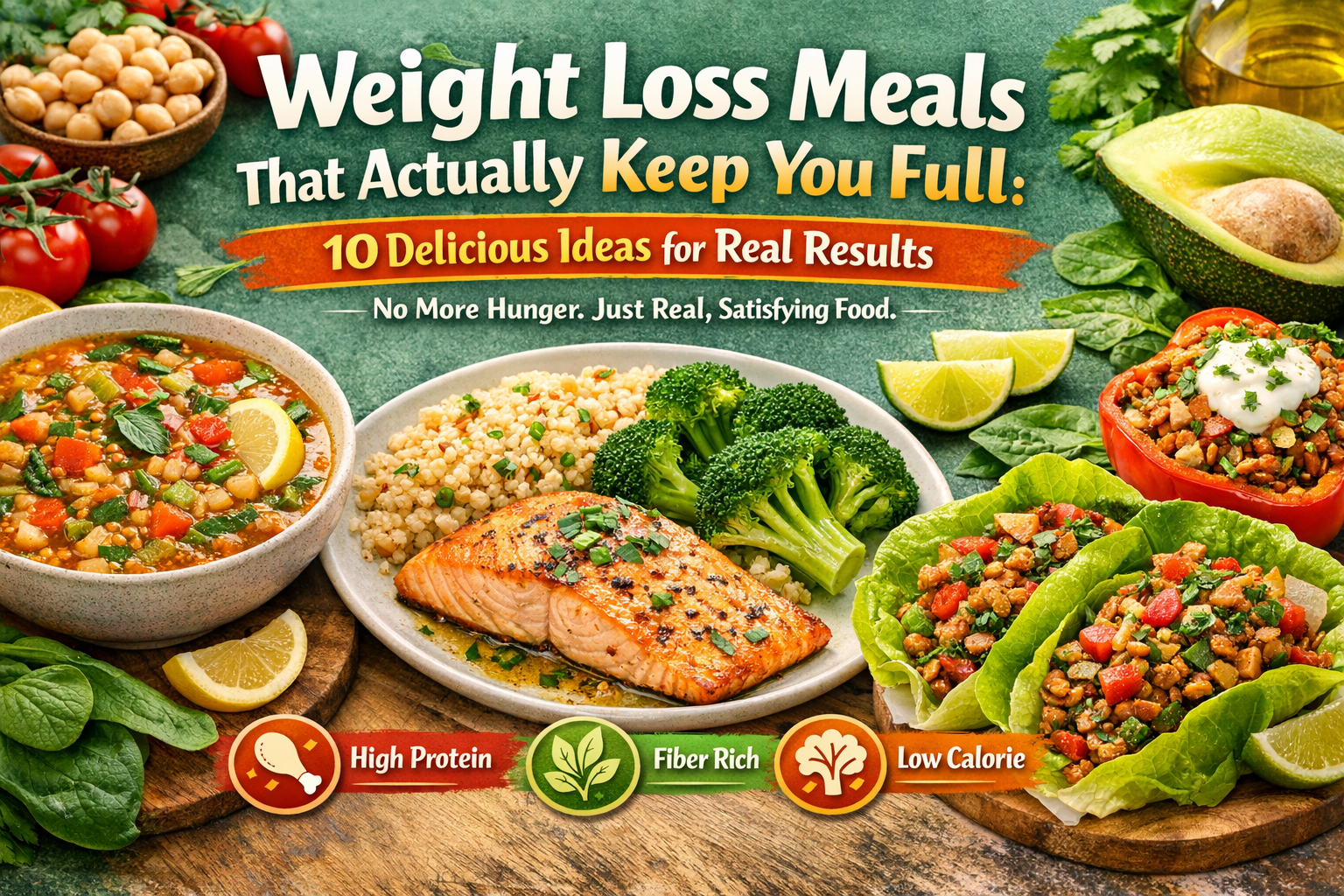 Weight Loss Meals That Actually Keep You Full: 10 Delicious Ideas for Real Results